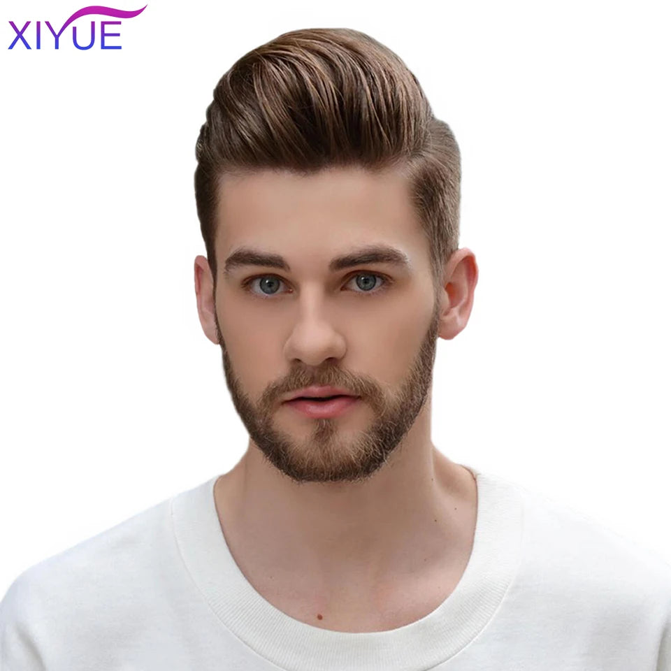Handmade Real Hair Fake Beard and Moustache for Makeup and Party