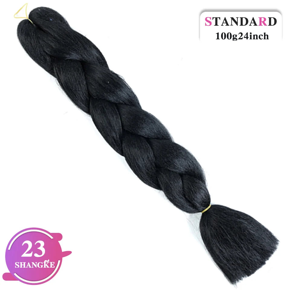 Rainbow Weaving Hair Extensions Synthetic Professional Large Color