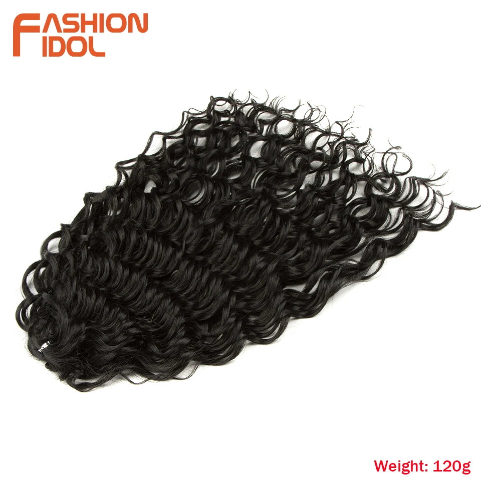 Deep Wavy Twist Synthetic Crochet Braiding Hair, High Temperature Fibre