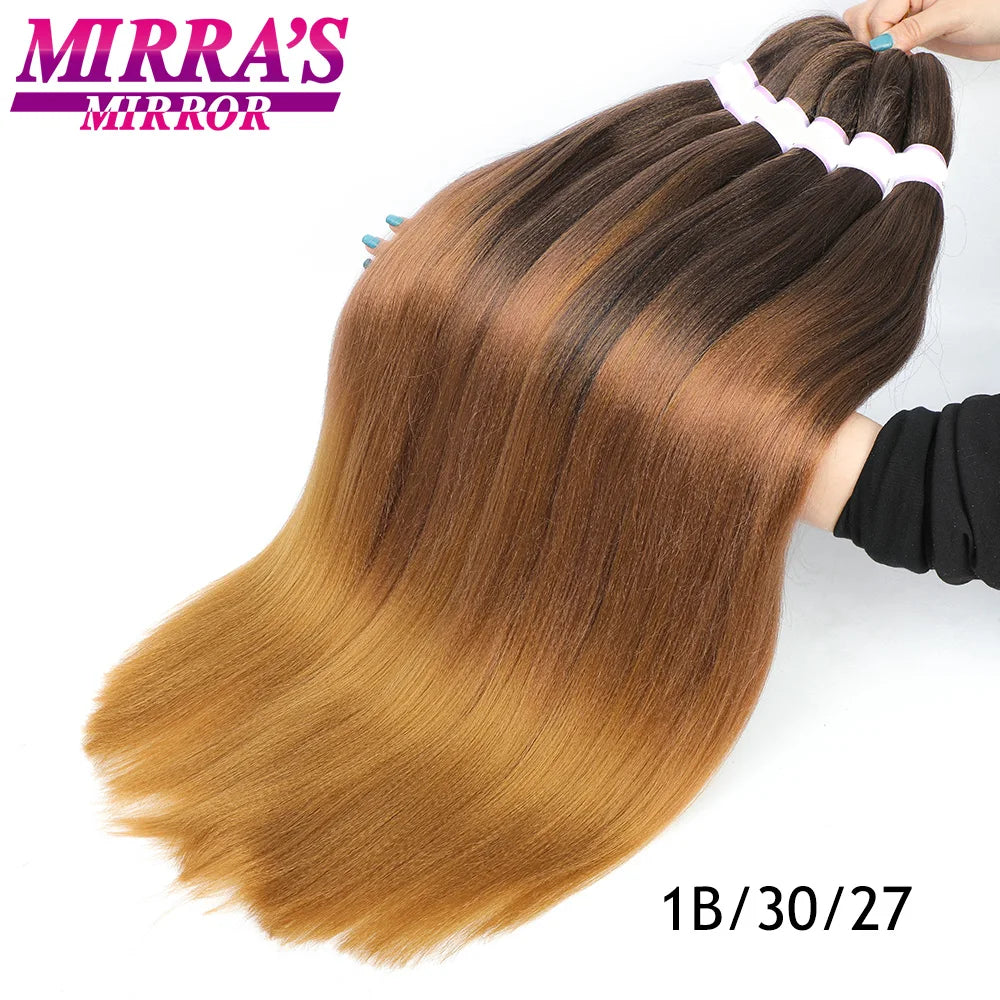 Braid Hair Pre Stretched Ombre Synthetic Braids Extensions Senegal Twist Yaki Straight