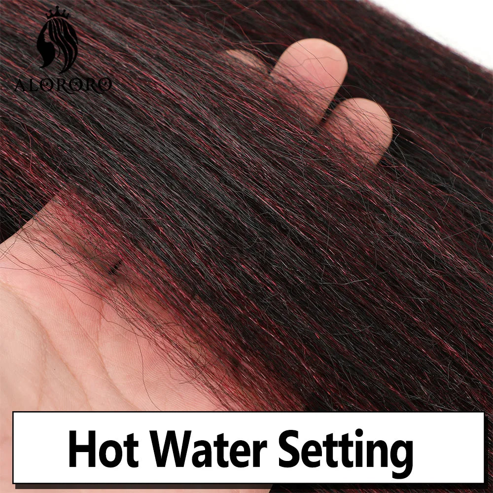 16/20/22/26/30/42 Braiding Hair Pre Stretched Long Boho Knotless Braids Synthetic Box Extension