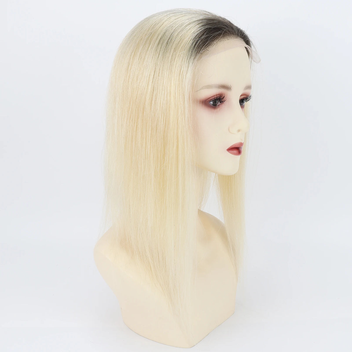2/613 Ombre Light Blonde Topper Lace Front Real Remy Human Hair Toupee