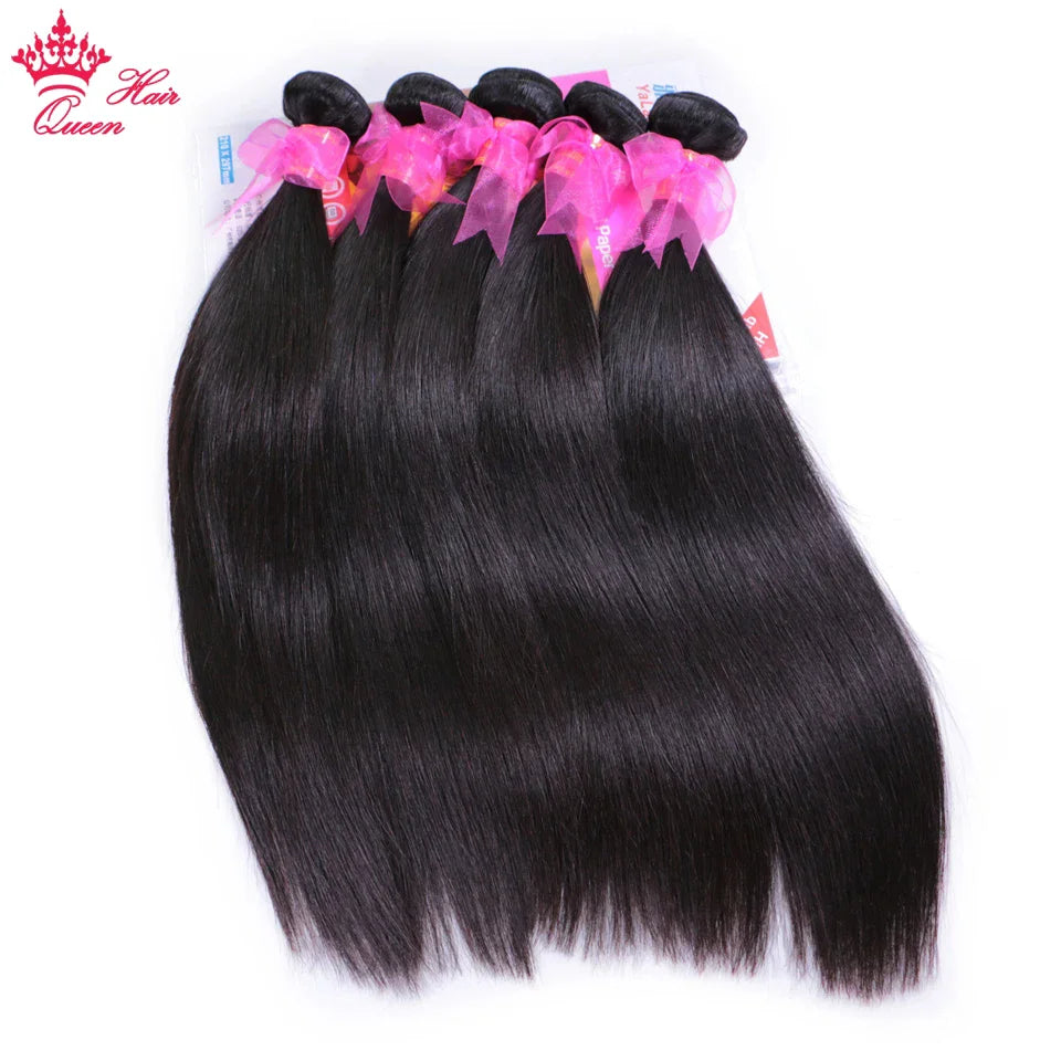 Straight Bundles HD, 2x6 Closure Brazilian Raw Virgin Human Hair Weave Lace