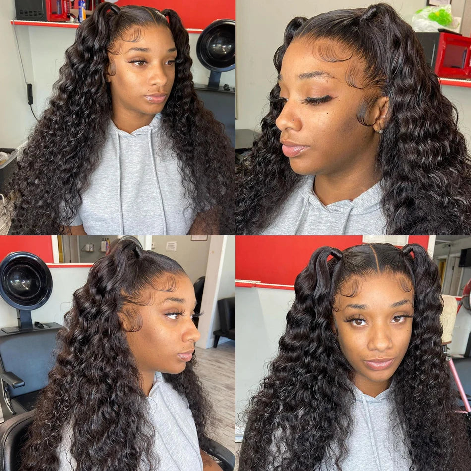 15A Loose Deep Wave Bundles Peruvian Hair Weave Deals Virgin Human Water