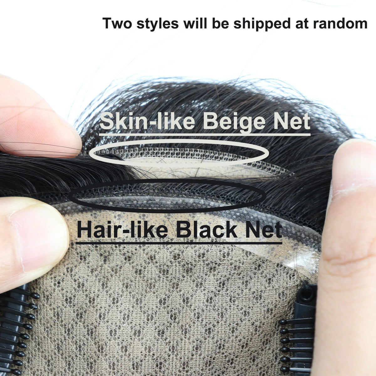 Full Hand Tied Topper Bangs Real Remy Human Hair 12x14cm Silk Top