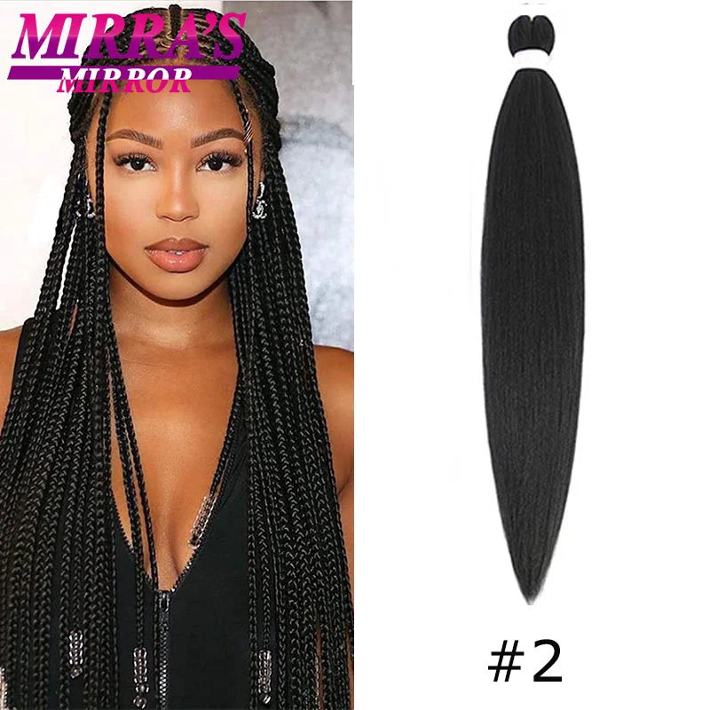 Braid Hair Pre Stretched Ombre Synthetic Braids Extensions Senegal Twist Yaki Straight