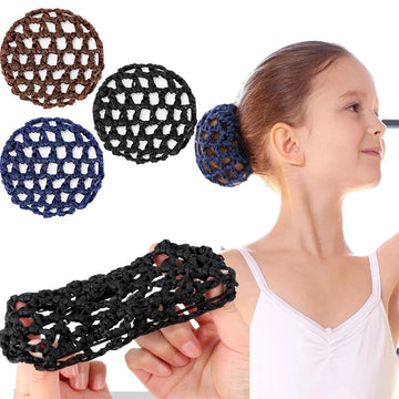 Ballet Hair Net Bun Cover Invisible Elastic Edge Mesh Nets Hairs Set