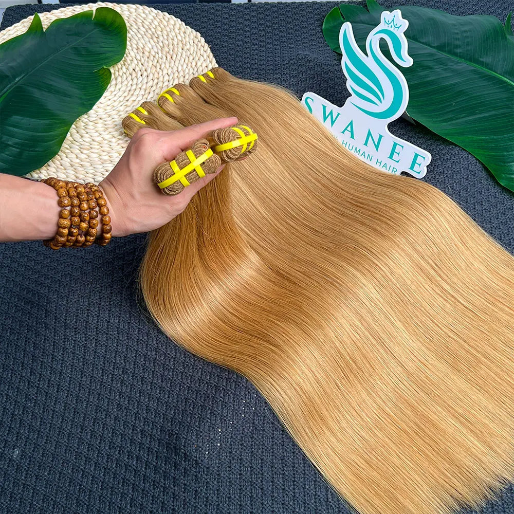 Honey Blonde Bundles Straight Grade 15A, 100% Unprocessed Virgin Human Hair Colored