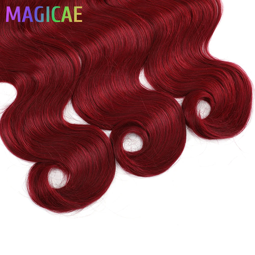 300G 26Inch Ombre Grey Crochet Braids Body Wave Light Brown Highlight Sp4/27/613
