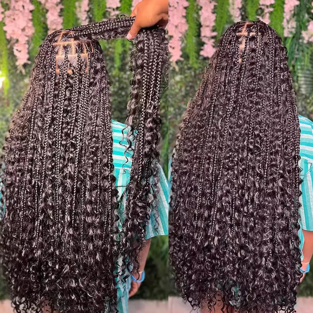 Human Braiding Hair Deep Water Wave Bulk 110g Bundles Full Thick No