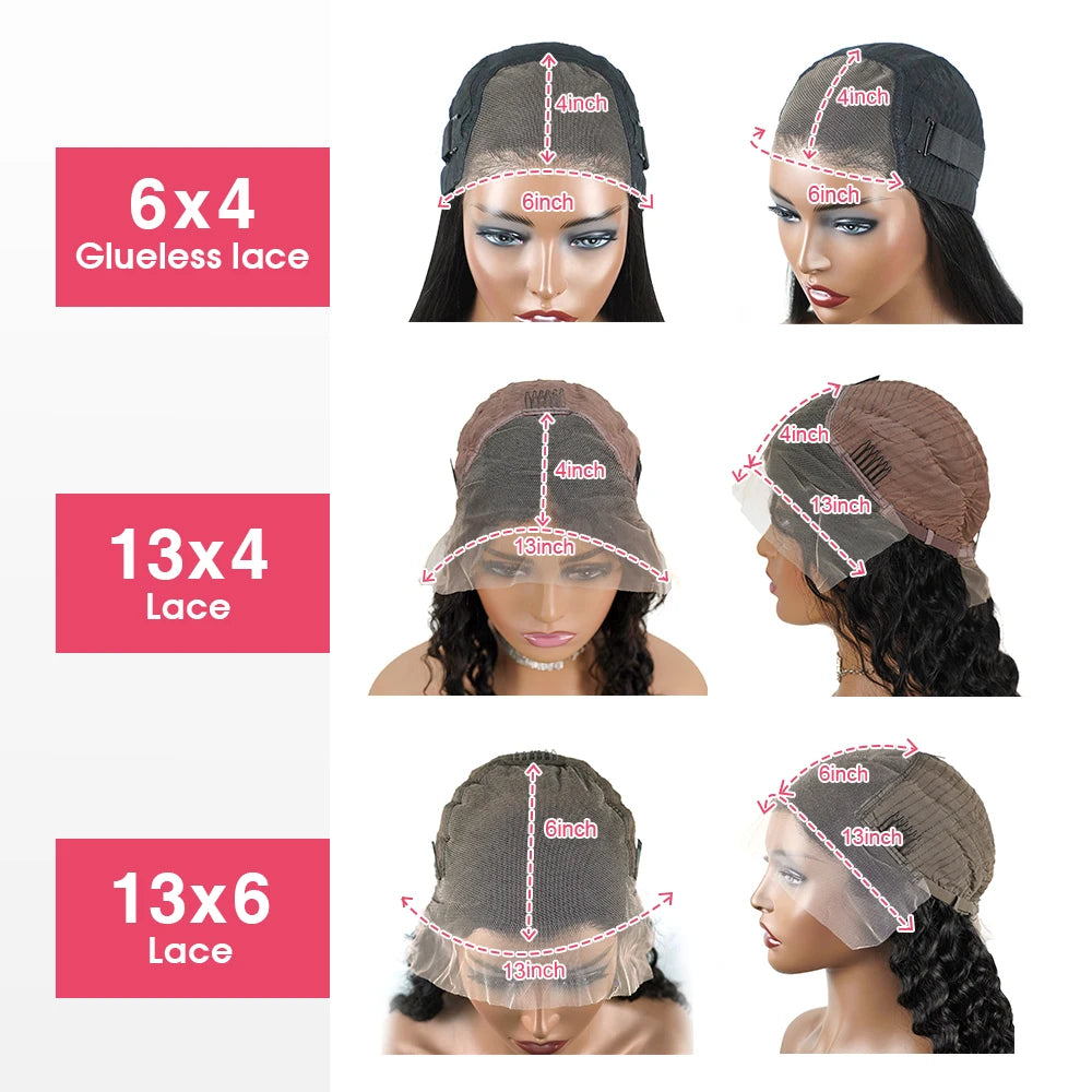 Honey Blonde Curly Wigs, 13x6 Glueless Highlight Human Hair Ready To Wear