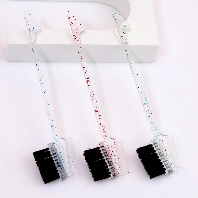 Dual Hair Edge Brush Teasing Comb 3N1 Control Holiday Gift Edges Baby