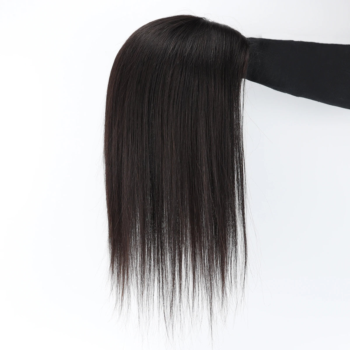 Full Hand Tied Topper Bangs Real Remy Human Hair 12x14cm Silk Top