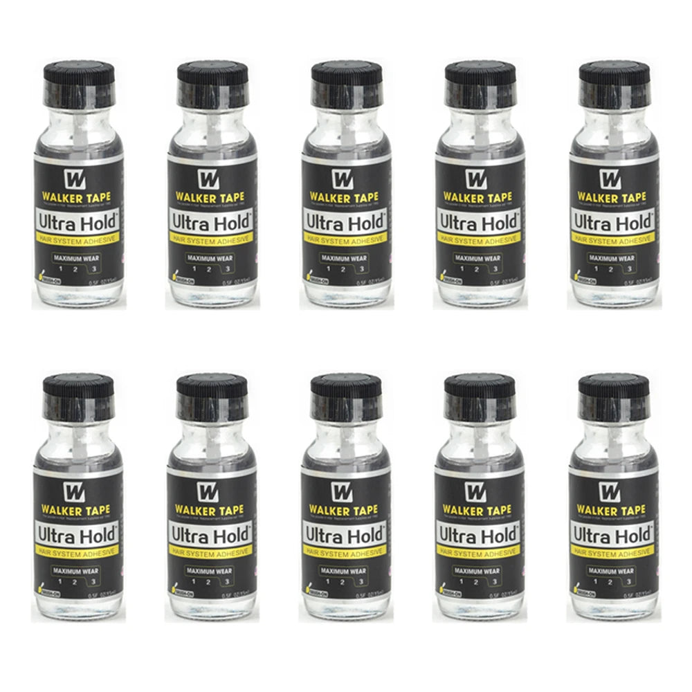 Wholesale 3/5/10Pcs Extreme Strong Hold Lace Glue 15/41/101ml Waterproof Hair Glue for Lace Wig/Toupee/Closure