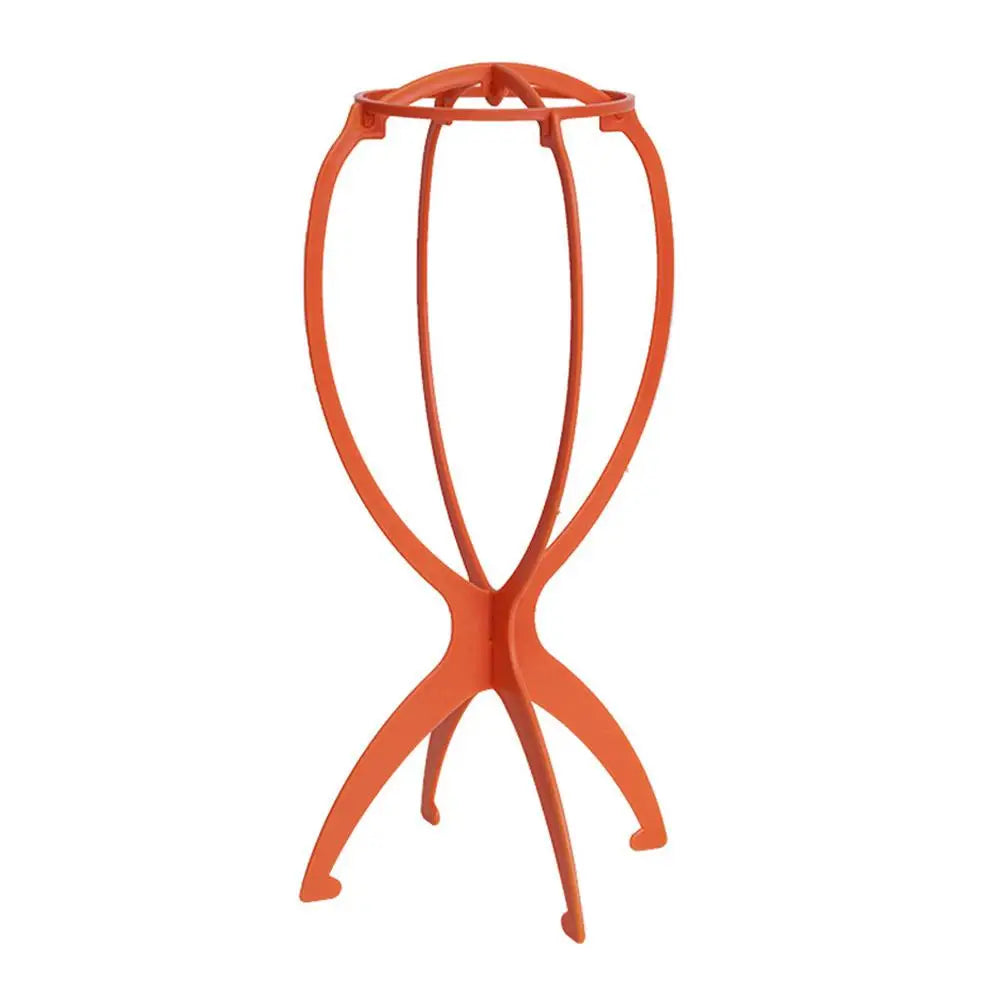 Adjustable Plastic Wig Stand Holder, Portable Hat and Wig Display Stand