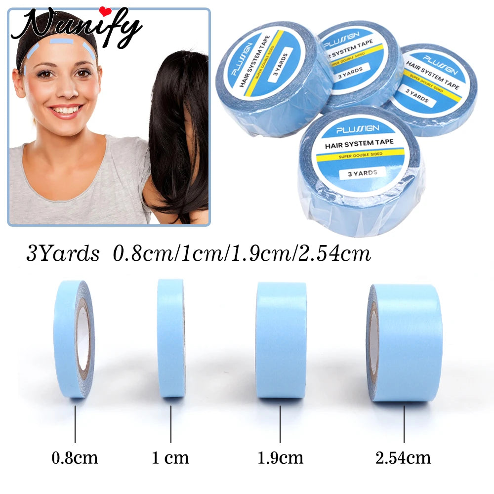 Double-Sided Ultra Hold Hair System Tape for Lace Closures - 0.8cm x 3 Yards/Roll