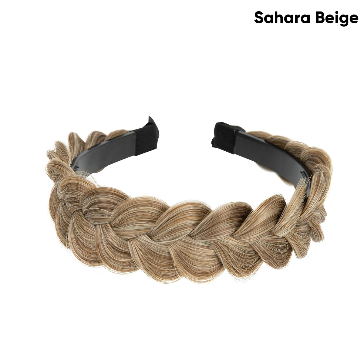 High-Quality Synthetic Fiber Braided Headband Wig, Fishtail Braid Headband, Bohemian Style Women's Hair Accessory Wig