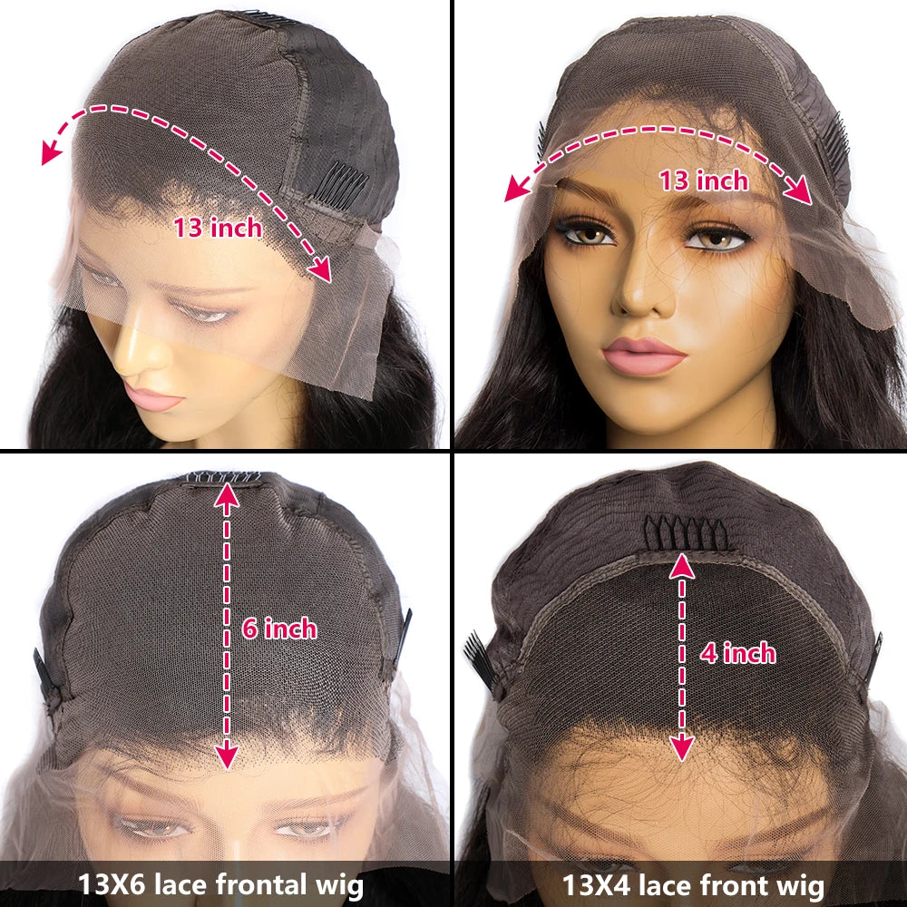 Afro Kinky Curly Human Hair Lace Front Wig — 13x4 Lace, Pre-Plucked