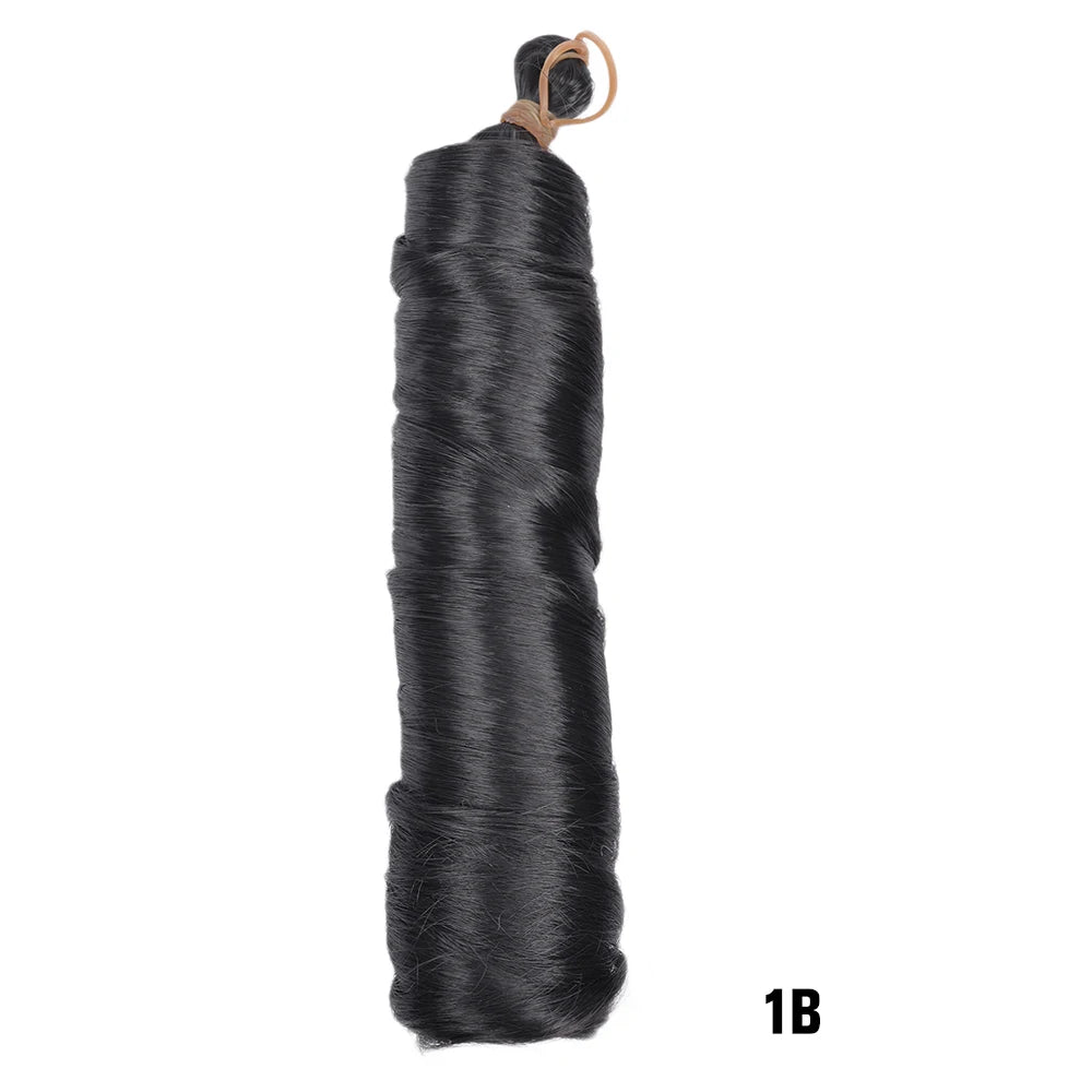 French Curls Braiding Hair Extensions - Synthetic Loose Wave Spiral Curl, High Temperature, Ombre Pre-Stretched