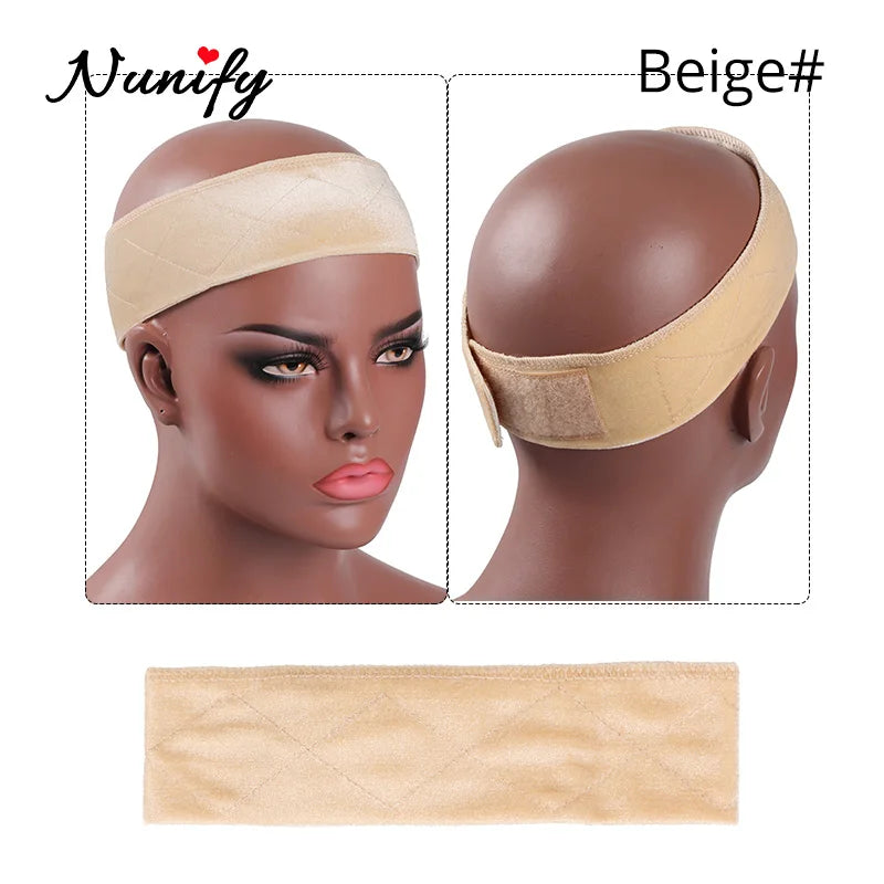 Non-slip Soft Velvet Women Wig Grips Headband Women Velvet Wig Accessories Grip Scarf Headband Adjustable