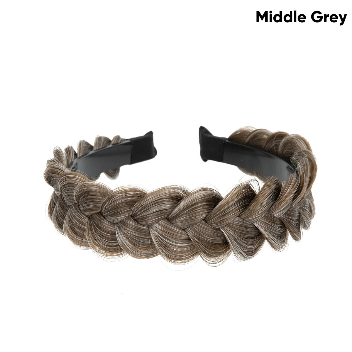 High-Quality Synthetic Fiber Braided Headband Wig, Fishtail Braid Headband, Bohemian Style Women's Hair Accessory Wig