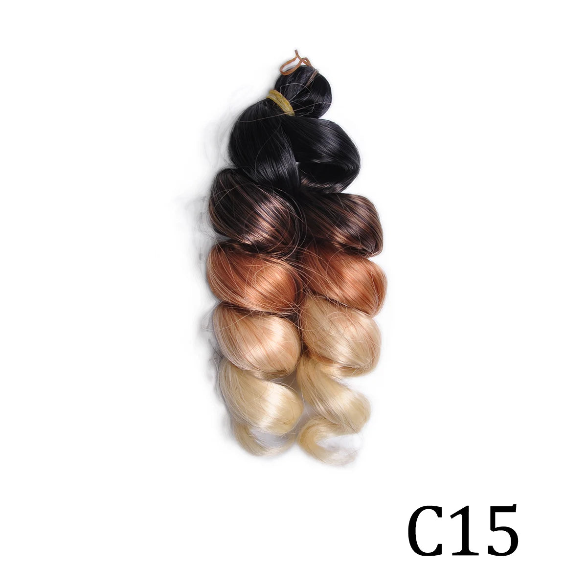 12inch Synthetic Italian Curls Braids Hair Crochet Loose Extensions Boho Deep Wave