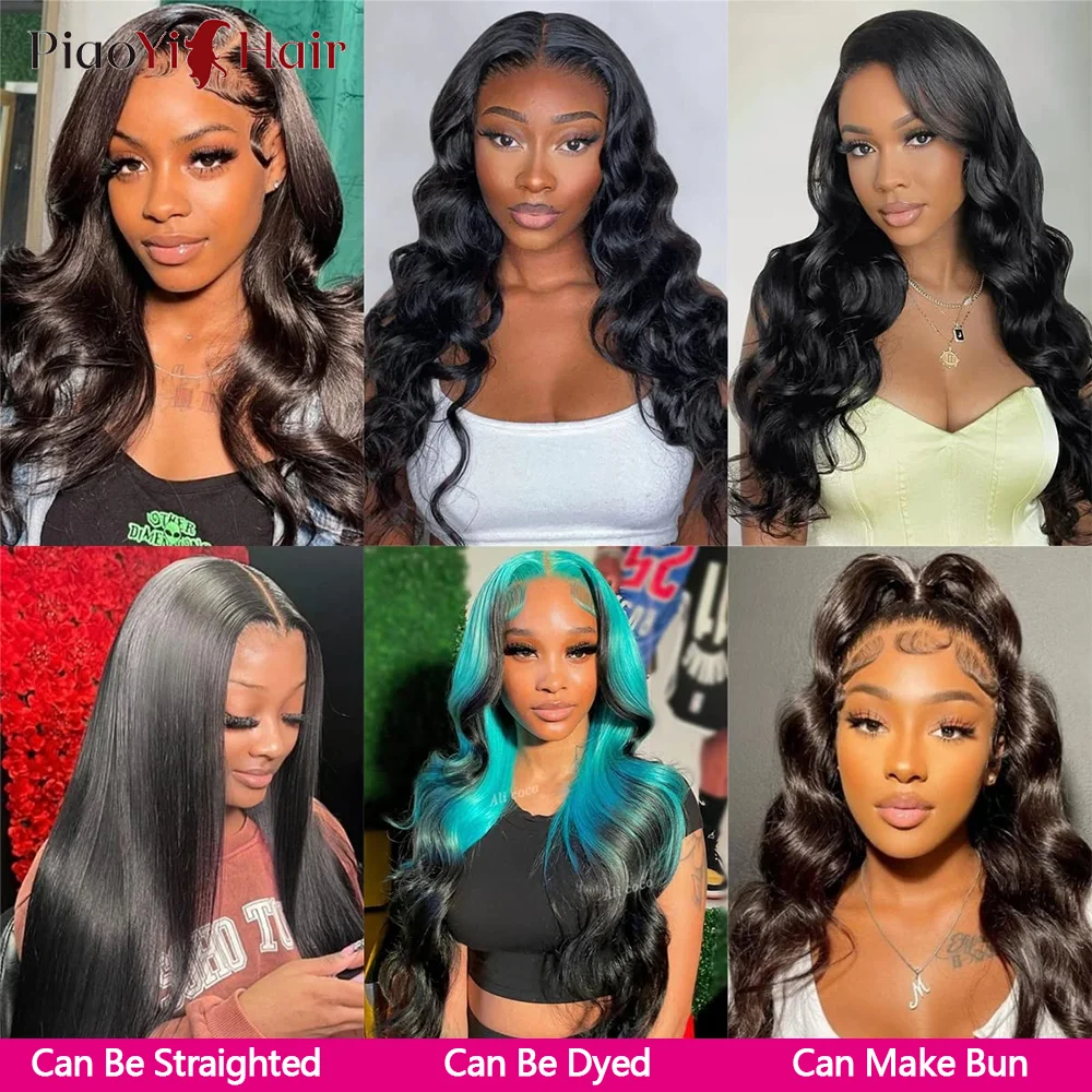 Body Wave Human Hair Bundles Closure Transparent, 13x4 13x6Lace Frontal 100% Raw