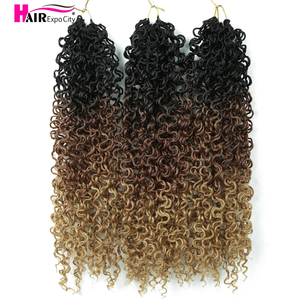 Twist Crochet Hair Synthetic Spring Twist Hair Bohemian Pre-Looped Passion Twist Crochet Braids Extensions