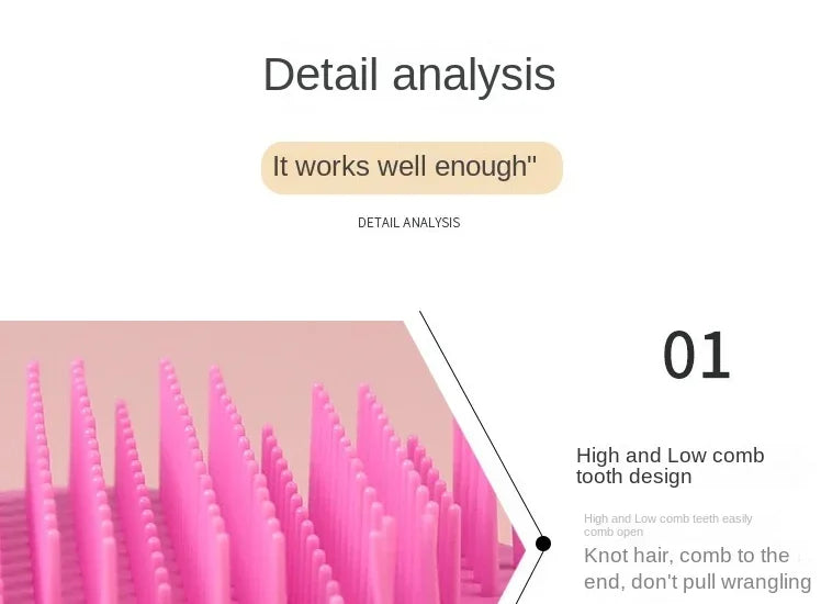 Star Magic Combs Anti-static Massage Unicorn Hair Brushes Tangle Detangle Shower Massage Hair Brush