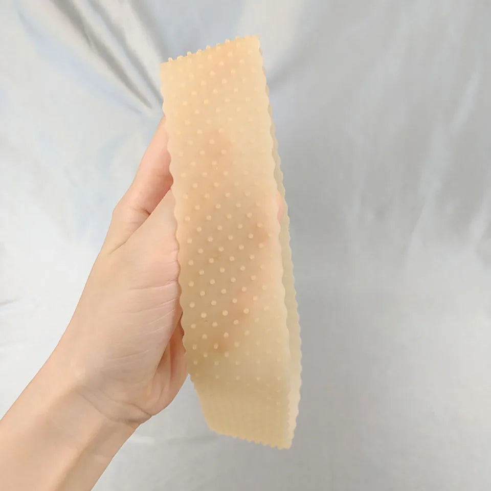 Transparent Silicone Wig Grip Band — Non-Slip, Elastic, Adjustable