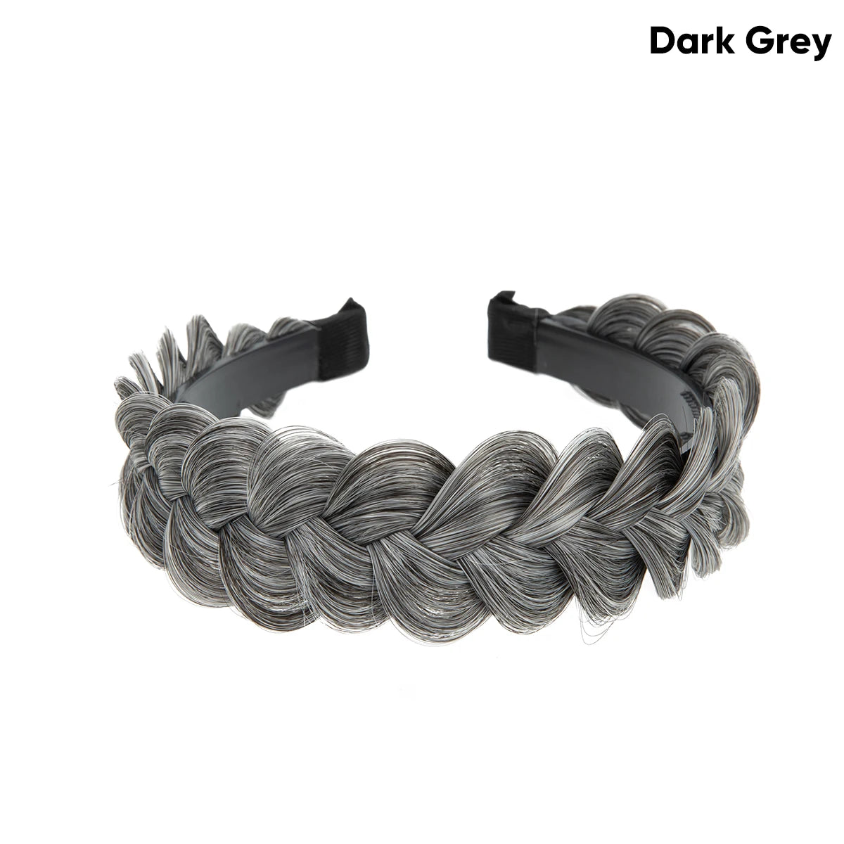 High-Quality Synthetic Fiber Braided Headband Wig, Fishtail Braid Headband, Bohemian Style Women's Hair Accessory Wig