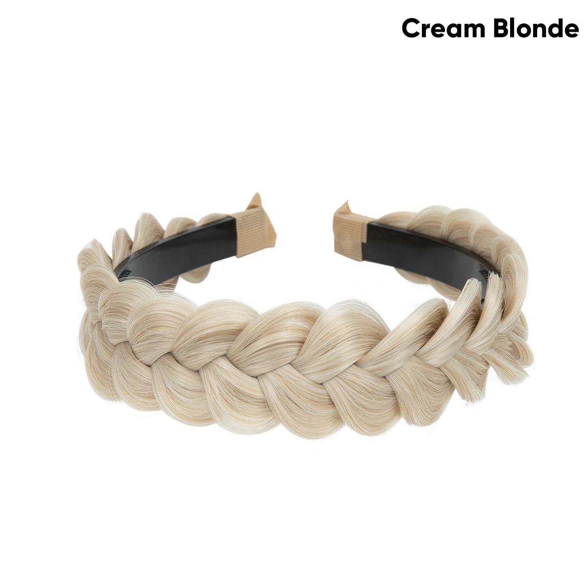 High-Quality Synthetic Fiber Braided Headband Wig, Fishtail Braid Headband, Bohemian Style Women's Hair Accessory Wig