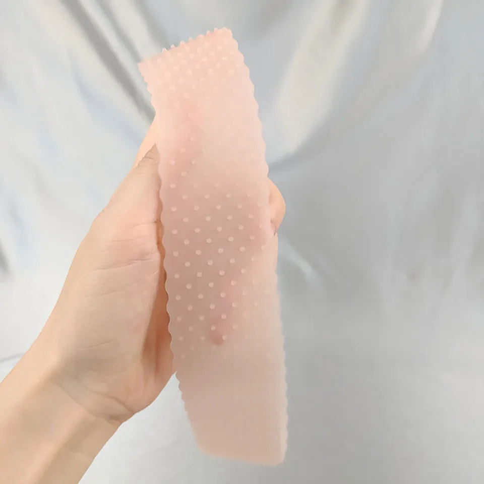 Transparent Silicone Wig Grip Band — Non-Slip, Elastic, Adjustable
