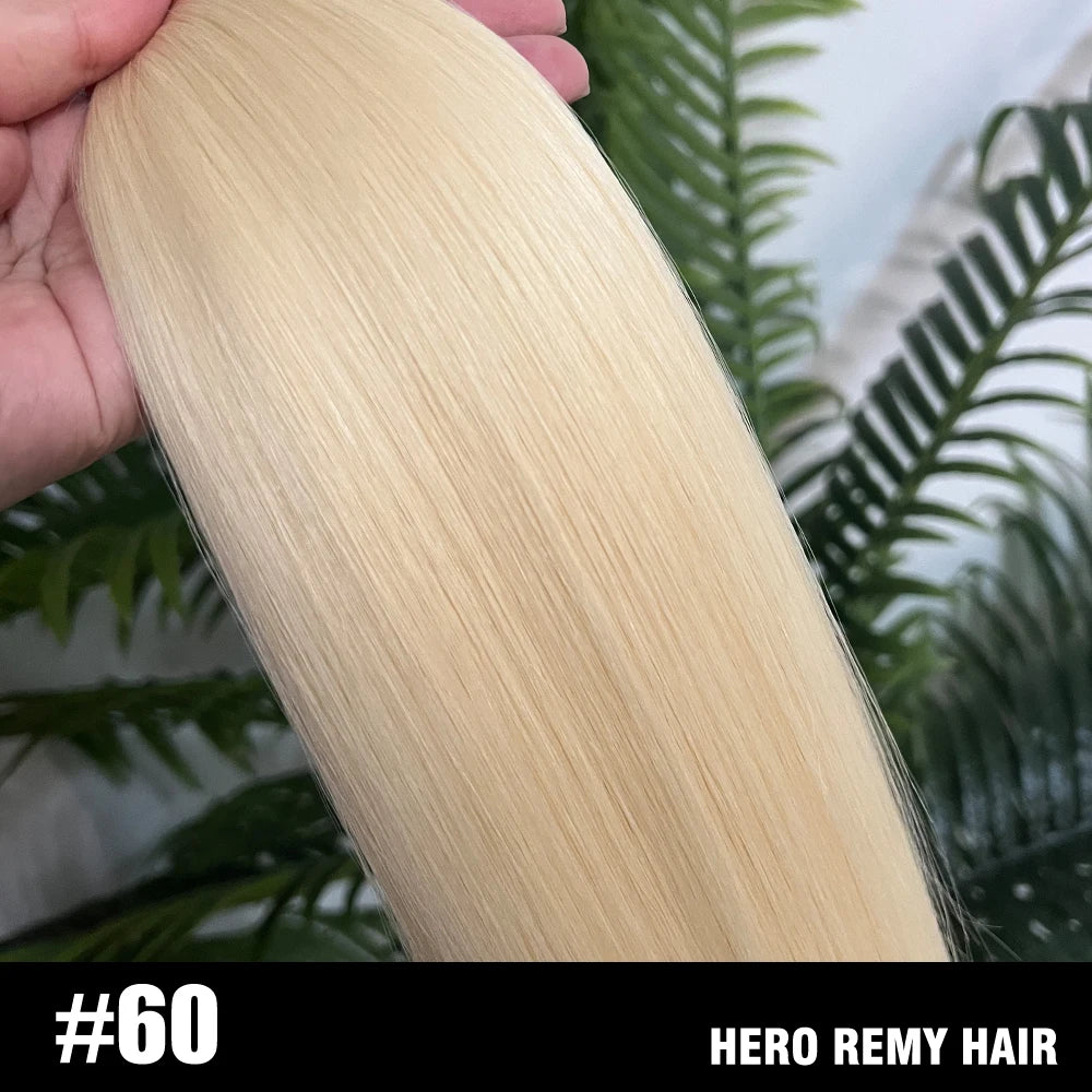 Straight Genius Weft Human Hair Extensions, Remy, 100g per Piece