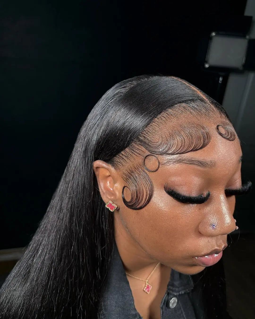 Straight Lace Front Human Hair Wigs, 13x4 HD Frontal Density Natural Hairline