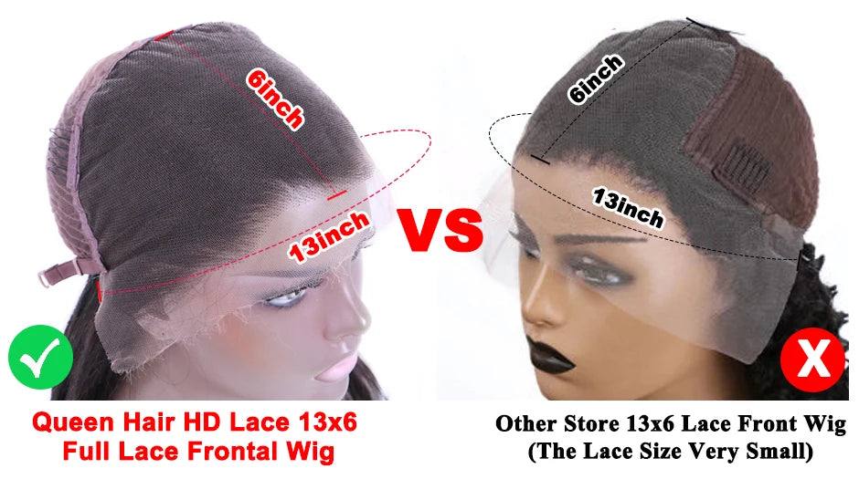 Loose Deep Real HD Lace Wig Raw Hair Pre Plucked Full Frontal