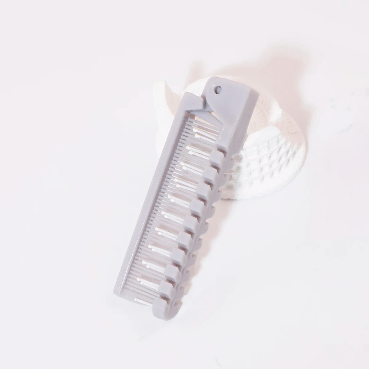 Portable Travel Folding Comb Brush Anti-Static Styling Massage Comb Professional Hair Styling Tool Special for Real Hair Wigs