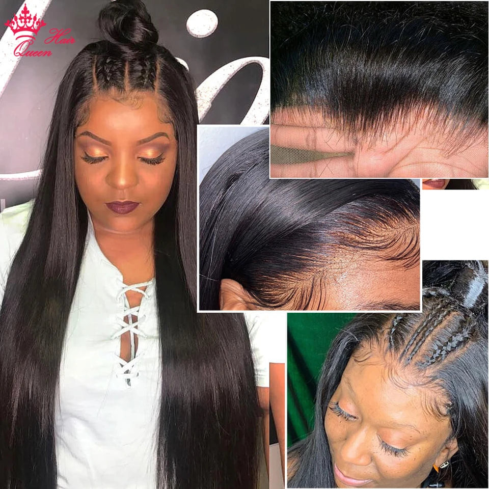 400% Density Wig Real HD Lace Raw Human Hair, 13x4 Full Frontal