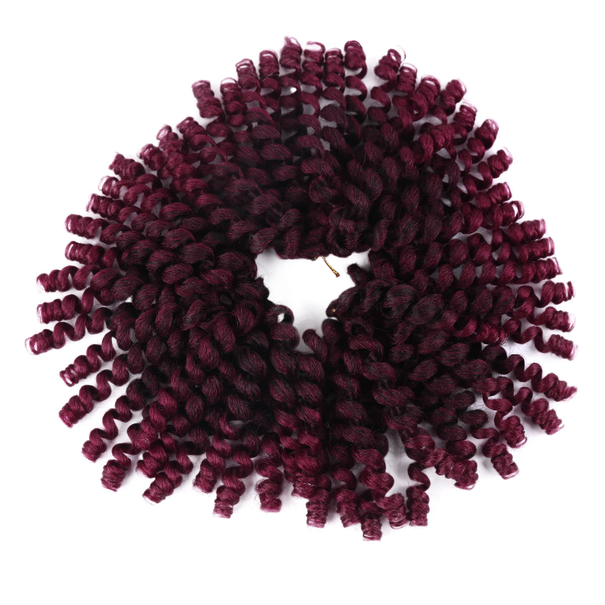 Synthetic Ombre Jumpy Wand Curl Crochet Braids Jamaican Bounce For Africa Braiding Hair Extensions Pre-Twisted