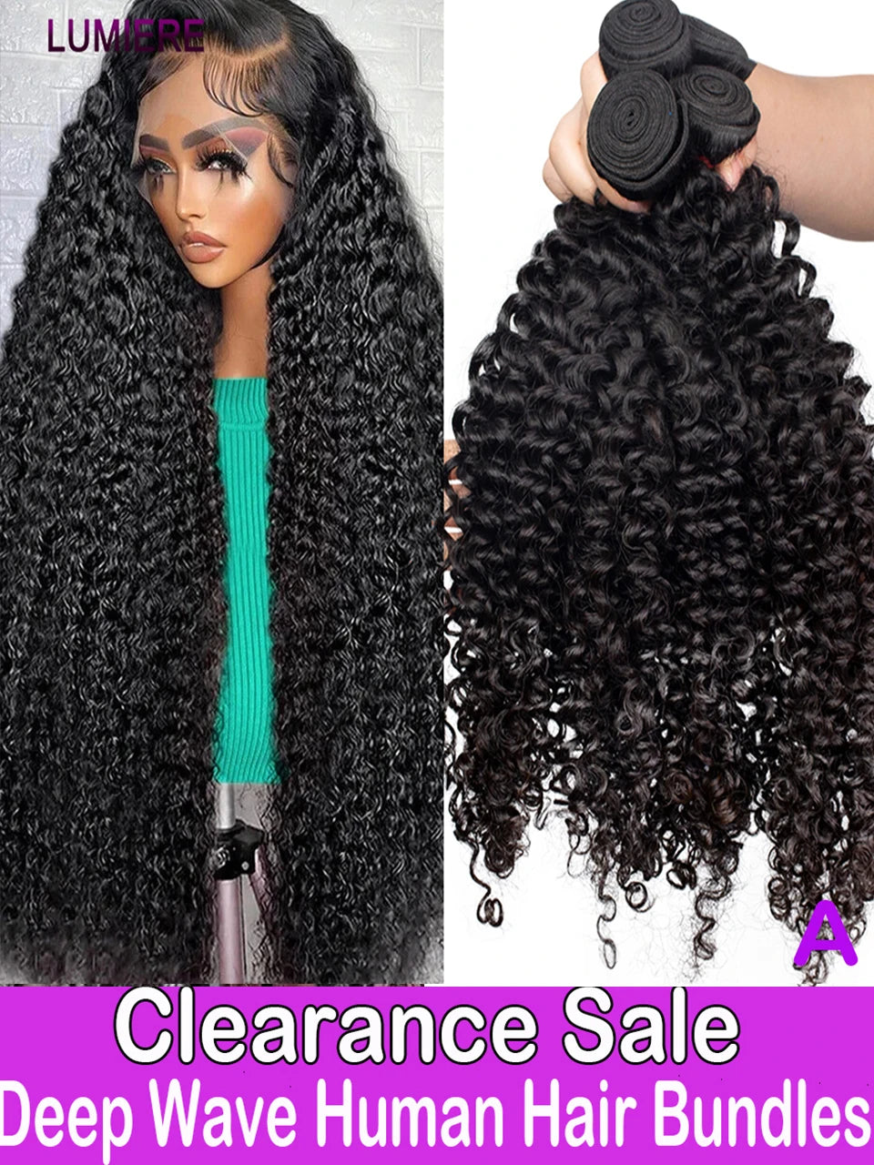 18A Mongolian Afro Kinky Curly Bundles 1/3/ Unprocessed Raw Virgin Jerry Human