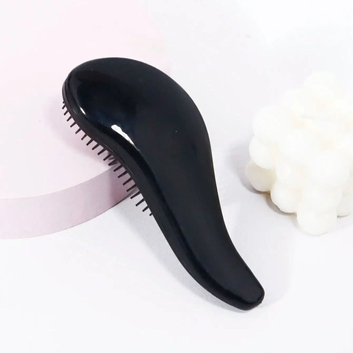 Solid Color Anti-Static Massage Brush, Soft Nylon Hair Brush, Suitable for Both Dry and Wet Use