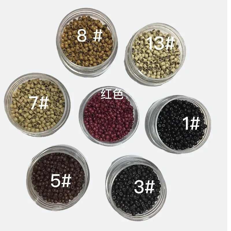 Silicone Nano Rings Copper Line Hair Beads Rings/links/beads