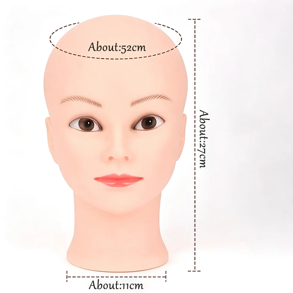 Anime Silicone Mannequin Head Stable Lightweight Wig Display Stand Jewelry Headwear Hat