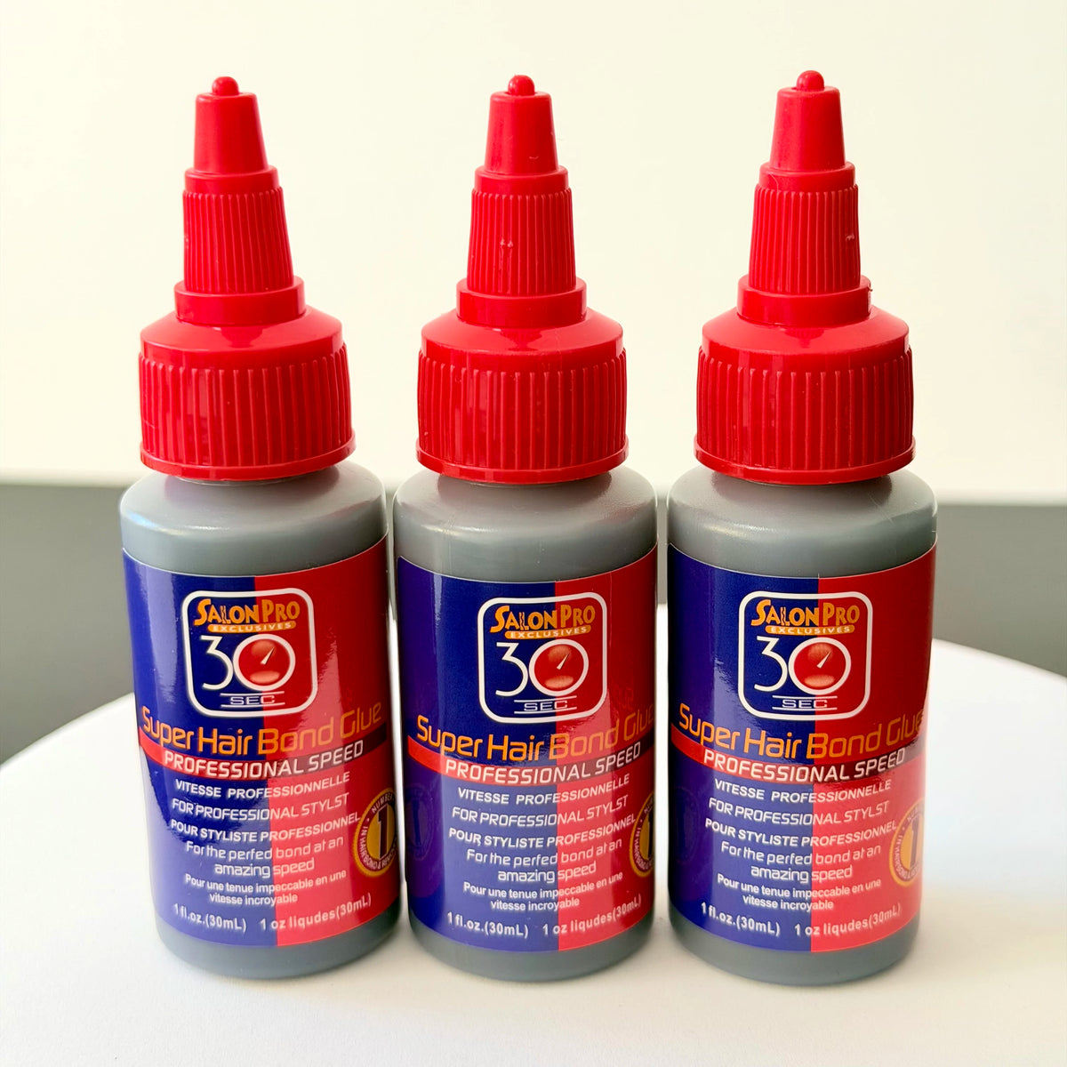 Waterproof Wig Glue and Remover - Super Bonding Adhesive for Lace Front Wigs, Closures and Hair Extensions (30ml/118ml)