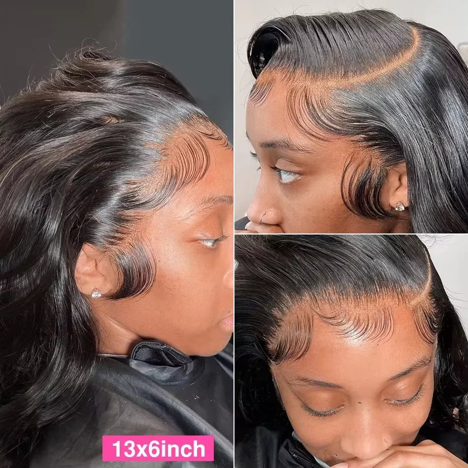 250% Density Body Wave, 13x4 HD Lace Frontal Human Hair Wig Burmese