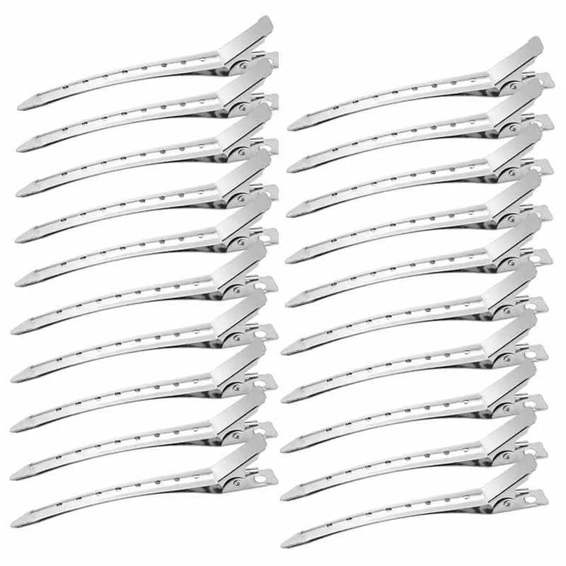 Professional No Bend Hair Pins, No Crease Curl Clips for Salon Styling