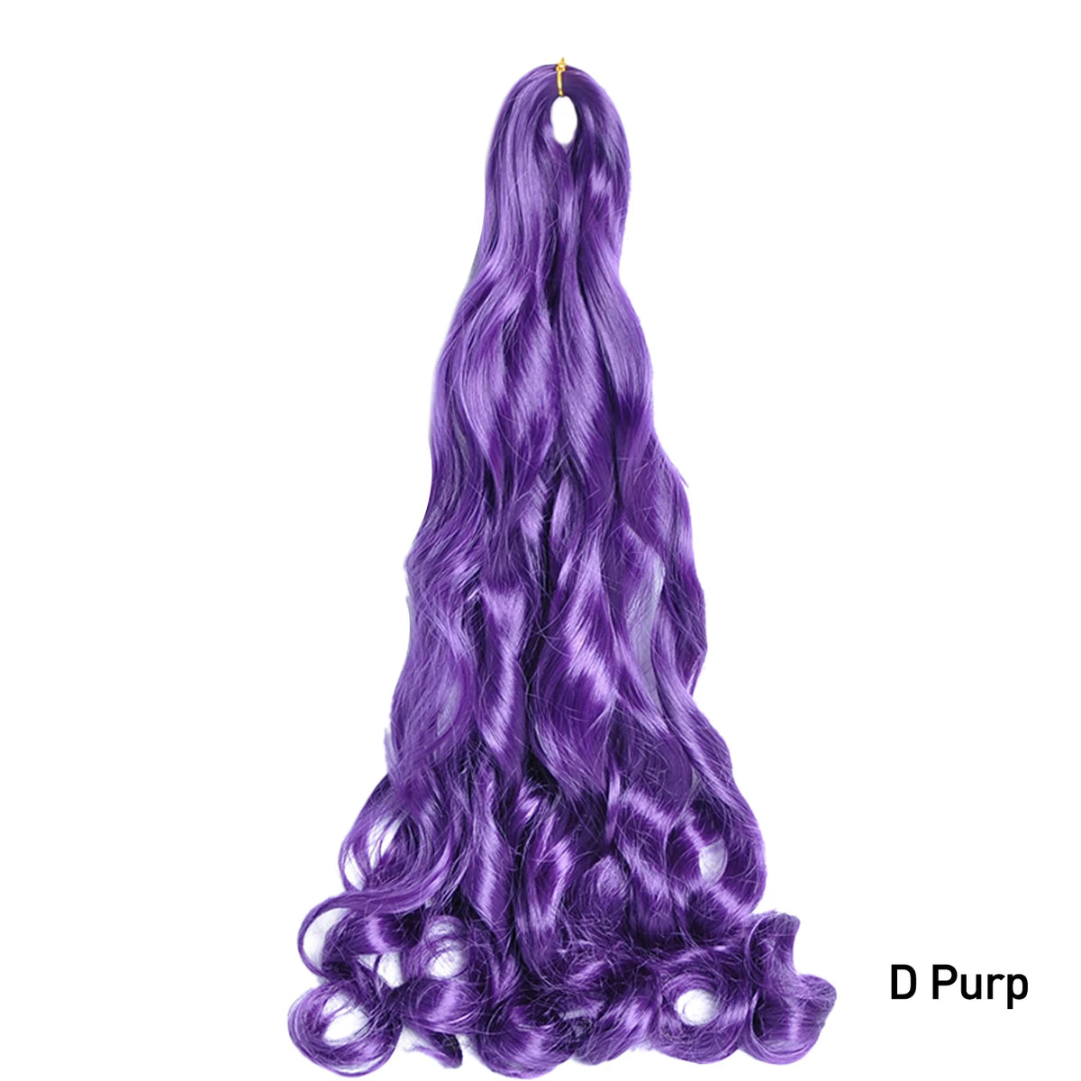 French Curls Braiding Hair Extensions Synthetic Spanish Curl Loose Wave Spiral Braids