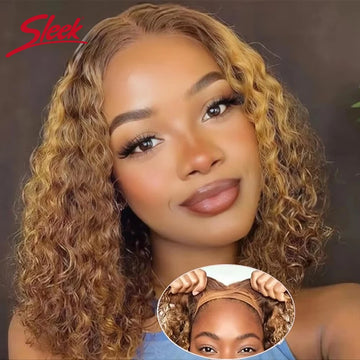 Sleek Brazilian P4/30/27 Jerry Curl Bob Wigs Nature Remy Black Dark Human