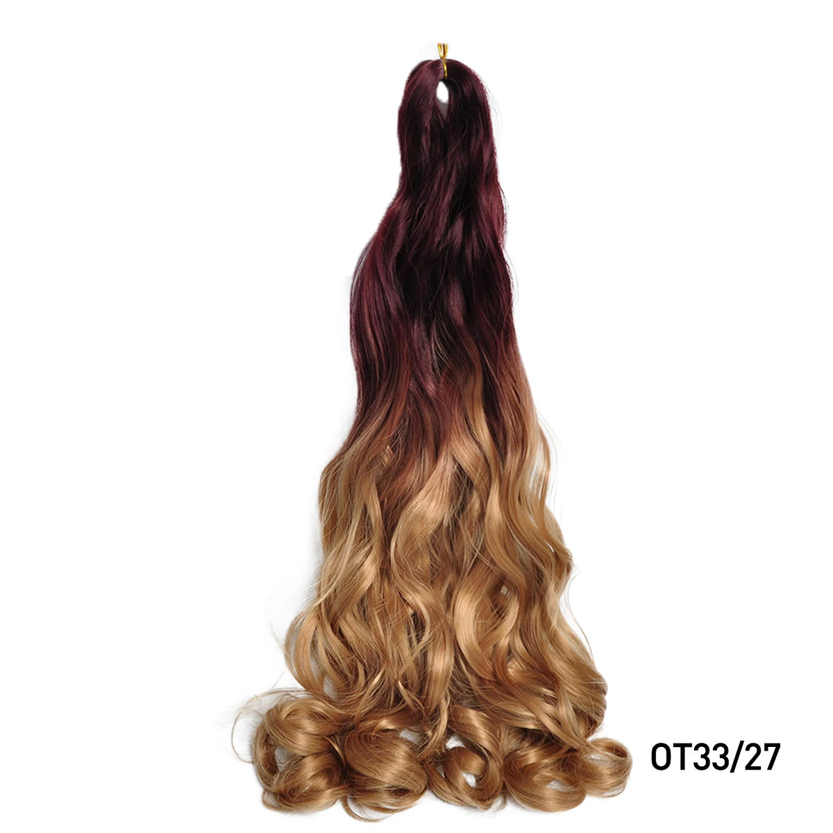 Pre Stretched French Curls Hair Spiral Braiding Synthetic Loose Wave Crochet Braids