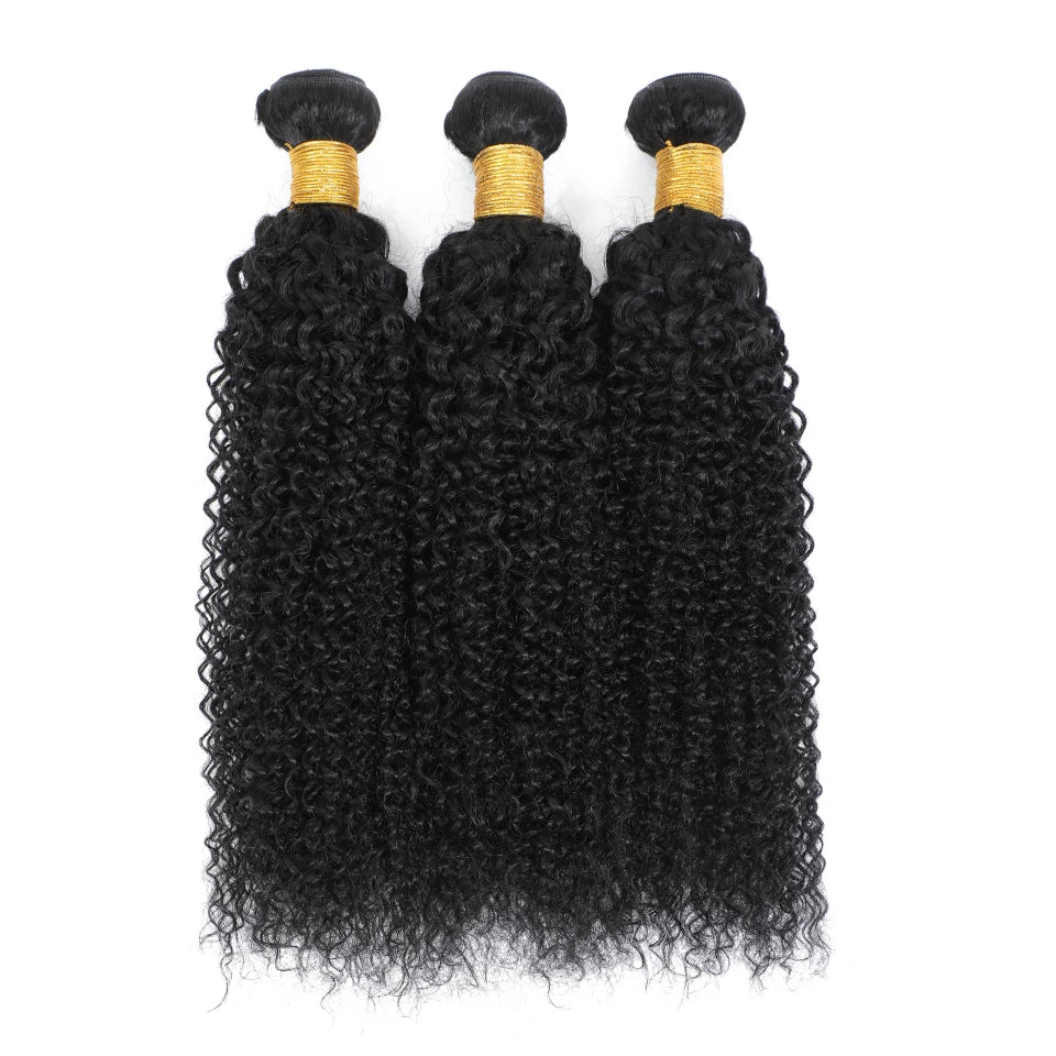 Mogolian Hair 8-30 Kinky Curly Bundles Virgin Human Weaving Natural Deals Extensions